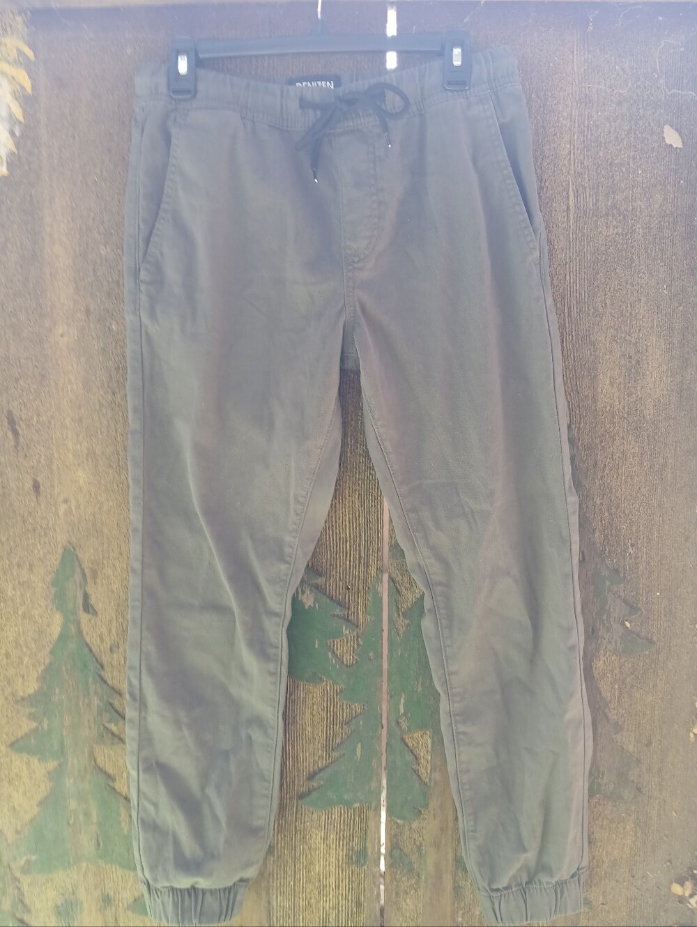 Men's Denizen Gray Drawstring Jogger Pants